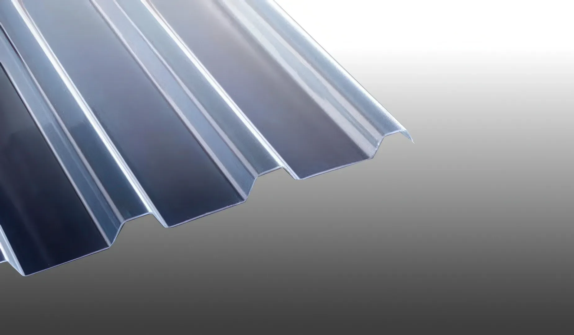 PVC Wellplatte, 1,4 mm, Profil 138/20 - Glasklare 1135 x 1000 mm Dachplatte - witterungsbeständige Lichtplatte – ideale Kunststoffplatte für Dächer