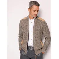 Classic Dog Sieh an! Strickjacke in schoko-meliert | Gr.: 50