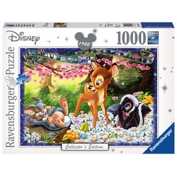 Ravensburger Puzzle 1000 Teile Puzzle Disney Collector's Edition Bambi 19677, 1000 Puzzleteile