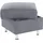 Home Affaire Hocker Cardoso mit Stauraum 58 x 47 x 58 cm Grau