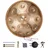 Vevor Handpan, 55 cm, 12 Noten, D-Moll-Handtrommel, Drum-Instrument mit Schlägeln, 440-Hz-Handpan-Ständer & Tragetasche, Heilende Klangtrommel aus
