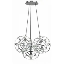 s.luce Atom 3-flg. 30 cm rund / Chrom