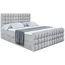 altdecor Boxbett, VIONE-Z - 160 x 200 - H3 - Hellgrau