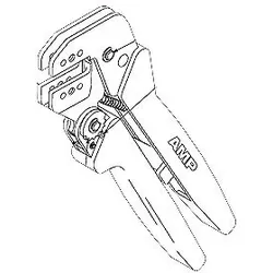 TE Connectivity  AMP PRO-CRIMPER III Hand Tool Frame - Crimpwerkzeug
