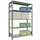 Schulte Lagertechnik Schwerlastregal Stahl 200 x 130 x 50 cm silber
