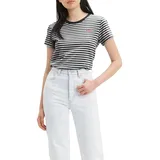 Levi's Perfect Tee Schwarz/Weiß XS