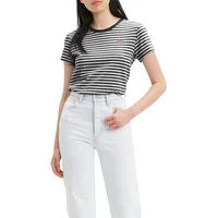 Levi's Perfect Tee Schwarz/Weiß XS