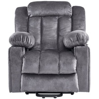 DOTMALL Armlehnstuhl TV-Sessel,elektrischElektrischer, Massagesessel mit Fernbedienung grau