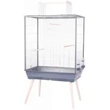 Zolux NEOLIFE 80 XL Vogelkäfig grau, Gehege