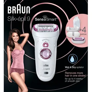 Braun Silk-épil 9 SensoSmart 9/700 weiß/lila
