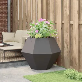 vidaXL Pflanzkübel 100 x 100 x 80 cm Schwarz