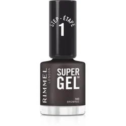 Rimmel Super Gel Gel-Lack für Fingernägel - keine UV/LED Lampe erforderlich Farbton 103 Brownie 12 ml