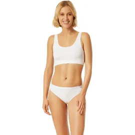 SCHIESSER UNCOVER by SCHIESSER Damen Slip 3er Pack - Tai, Soft Cotton, Vorteilspack Weiß L