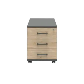 Röhr-Bush Direct Office 3 Rollcontainer 42,5 x 50 x 55 grau