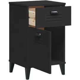 vidaXL Nachttisch VIKEN Schwarz