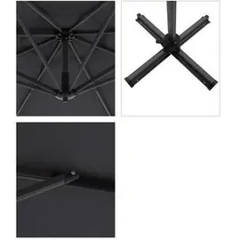 Doppler Life Side Ø 310 cm Schwarz