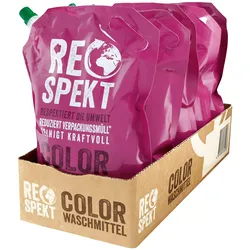 Respekt Colorwaschmittel 30 WL, 5er Pack