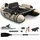 Costway Schlauchboot 135 x 109 x 54 cm Beige