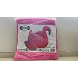 BUSDUGA XXL Flamingo Luftmatratze / Schwimmtier – 190 × 165 × 130 cm – Pink