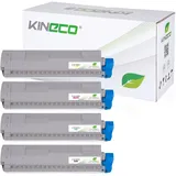 4 Toner kompatibel zu OKI MC853 XXL