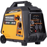 maXpeedingrods Stromgenerator Inverter 3500W Generator Gas Leise mit Elektrostarter Fernbedienung Stromerzeuger LPG Benzin Digitaler Leicht als Notstromaggregat für Camping Garage Reise Outdoor