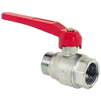 feueranker® Messing Kugelhahn Absperrhahn Wasserhahn mit Hebel Ig auf Ag Dn8-dn50