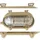 Licht-Erlebnisse Außenleuchte Messing Glas B:21 cm E27 IP64 wetterfest
