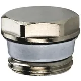 Flamco Simplex Heizkörper Blindstopfen Exclusiv G 1/2" Außengewinde Messing vernickelt,