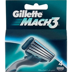 Gillette, Rasierklingen, Mach3 (4 x)