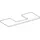 Geberit One 120x3x47cm, N hick./Mela Holz, AS mit.
