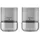 BLOMUS Windlicht Calma 2tlg. Edelstahl Silber
