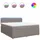vidaXL Boxspringbett 180 x 200 cm Taupe