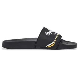 Pepe Jeans für Herren. PMS70160 Schieberegler Slider Origin schwarz (42), Wohnung, Keine, Strandbekleidung