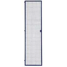 Nordwest Handel AG Gittertür Stahl H1970xB540mm blau abschließbar