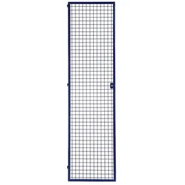 Nordwest Handel AG Gittertür Stahl H1970xB540mm blau abschließbar
