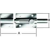 Vormann BolzenKnopfriegel 120X36mm