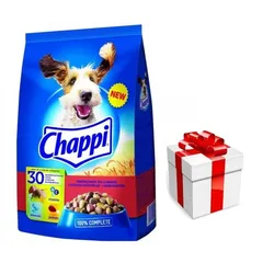 CHAPPI 9kg - Hundetrockenfutter mit Rindfleisch, Geflügel und Gemüse + Überraschung für den Hund