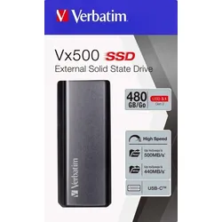 Verbatim SSD Extern 480GB USB3.1 47443