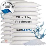 10x 1 kg Luftentfeuchter Granulat Nachfüllpack  im Vliesbeutel für Raumentfeucht...