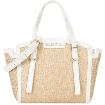 Valentino Demetra Umhängetasche Synthetik Beige/White