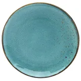 CreaTable 6er-Set CreaTable Dessertteller Nature Collection Ø 21 cm Steinzeug Blau