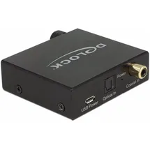 DeLock Konverter Digital Audio zu Analog HD mit Kopfhörerverstärker