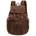 AUGUR Retro Segeltuch Rucksack Large Coffee