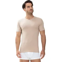 MEY Dry Cotton Functional Rounded Neck Shirt beige