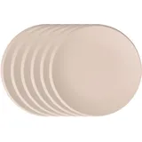 Villeroy & Boch Frühstücksteller NewMoon 24 cm beige 6er Set
