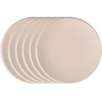 Villeroy & Boch Frühstücksteller NewMoon 24 cm beige 6er Set