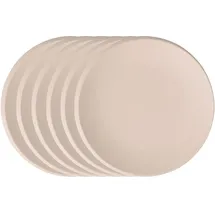Villeroy & Boch Frühstücksteller NewMoon 24 cm beige 6er Set