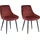 SIT Möbel SIT Polsterstuhl, (Set), 2 St., Samt, glamouröser Bezug in Samtoptik
