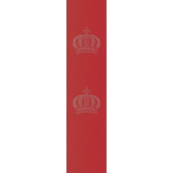 Harald Glööckler Designer Barock Vliestapete 52711 - Kronen - Rot mit Straßsteinen