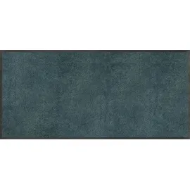 Wash+Dry Teppich 35 x 75 cm Blau